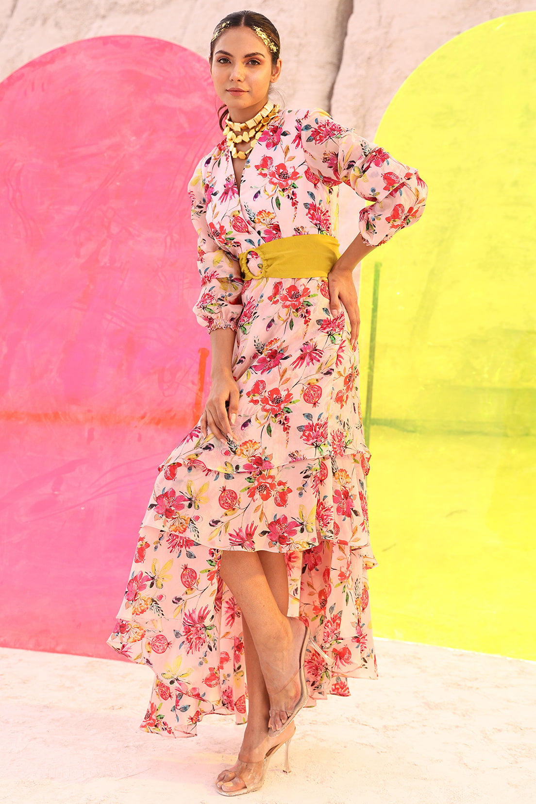 Pink Picasso Three Layer - Dress shopmeher Pink Picasso Three Layer - Dress shopmeher