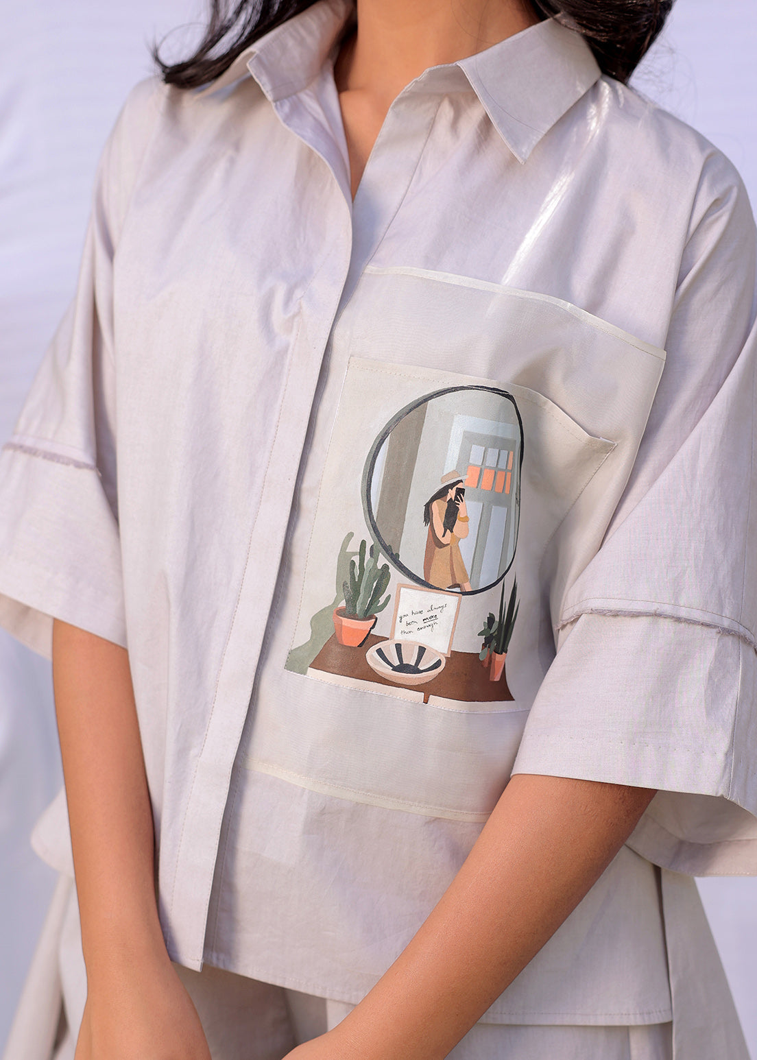 Selfie-Queen Hand Painted - Co-ord Set