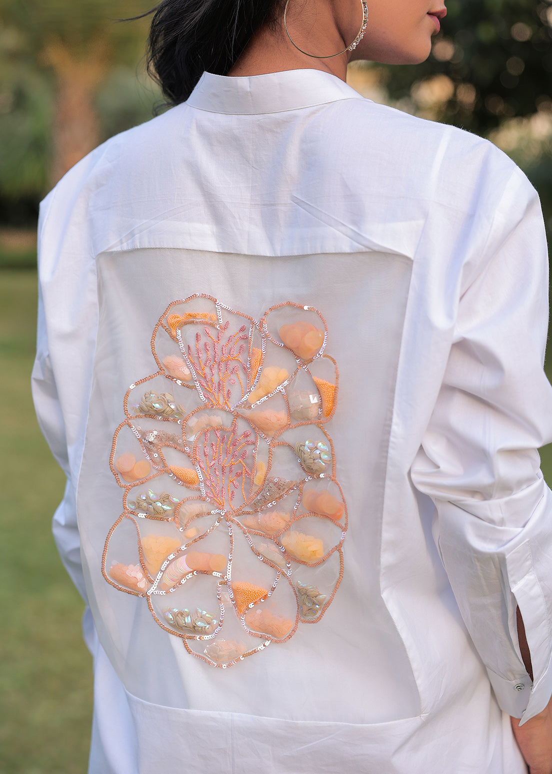 Jeweled Botanical Bloom - Shirt Set