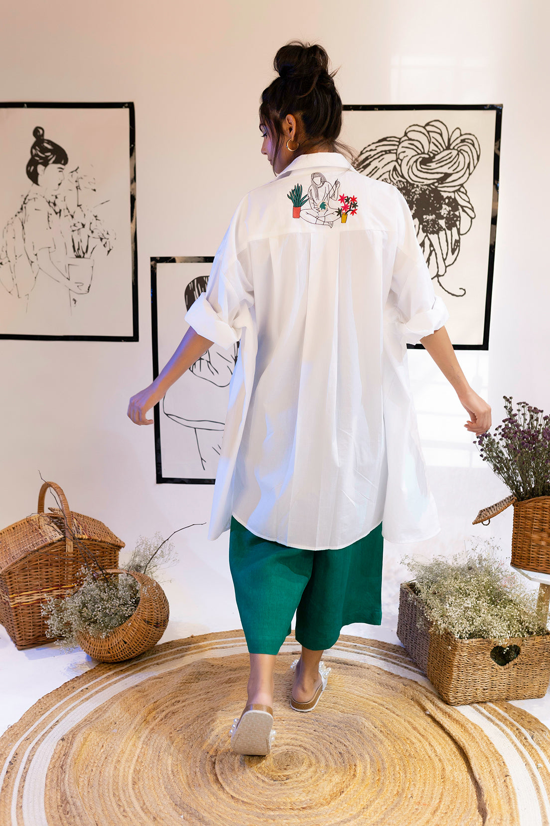 Jinni - Shirt and Pant Set