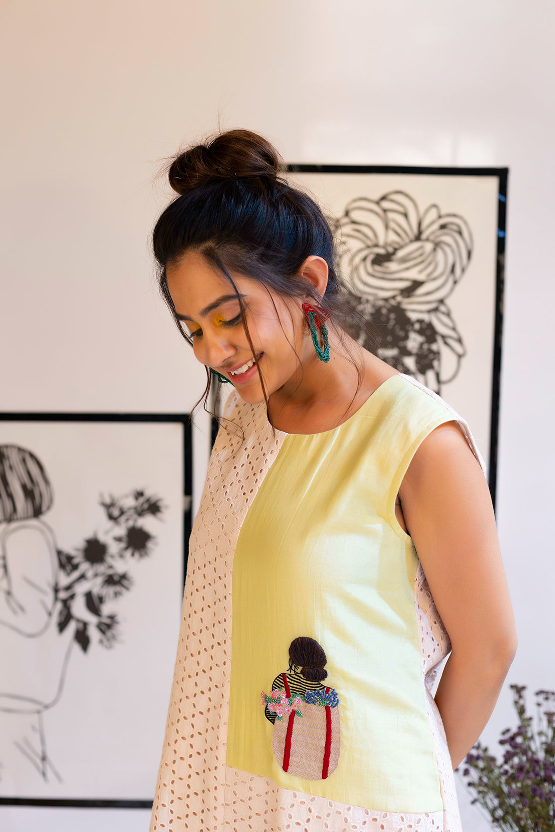 Mulan Bichorme Knitted - Kurta Set