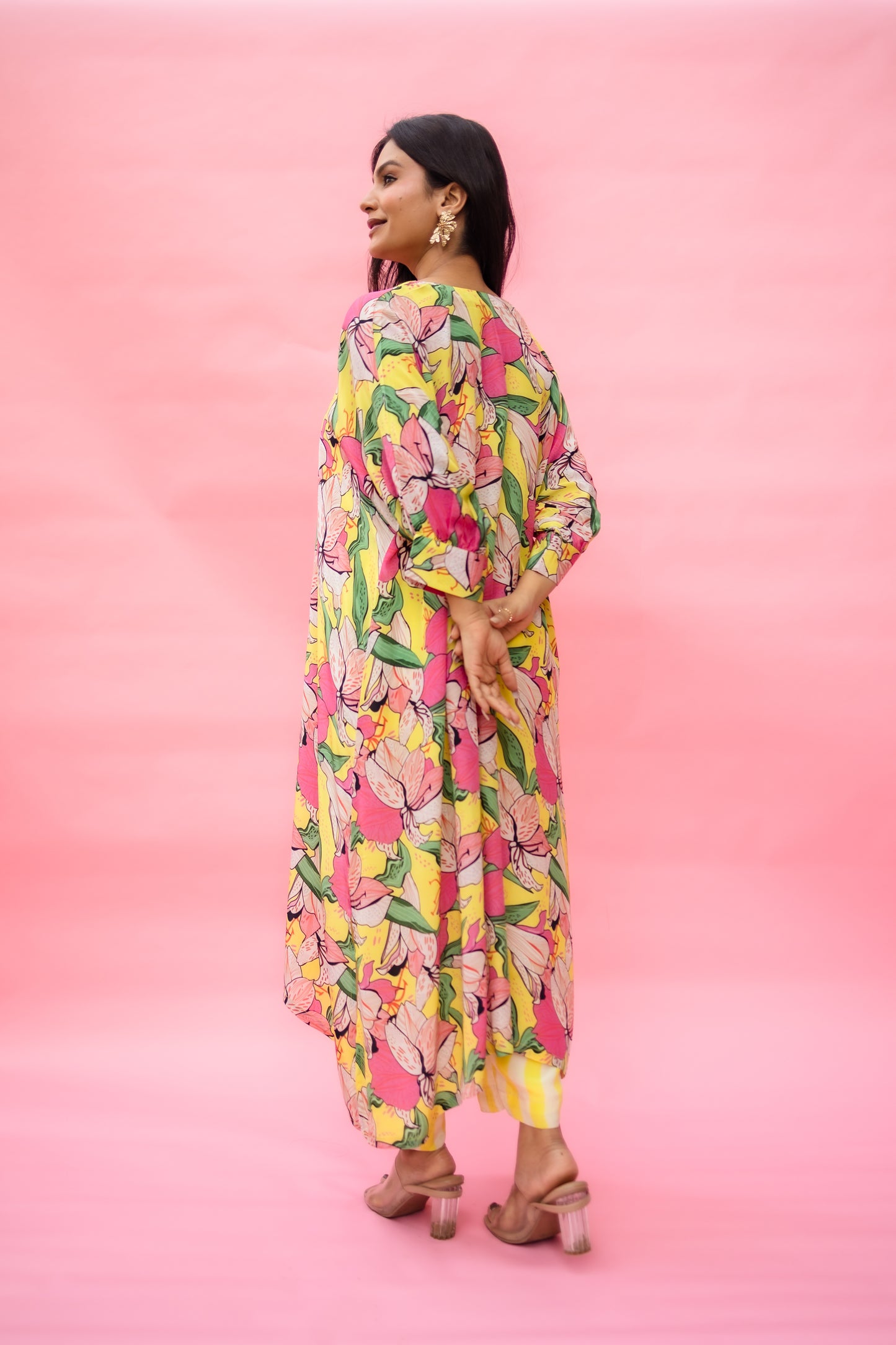 Flora Flash Boxy Kurta Set