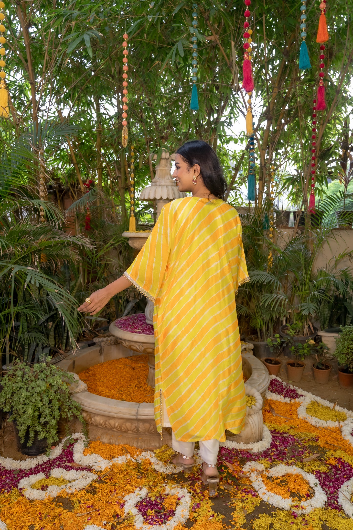 Sunehre Amber Leheriya - Kaftan With Pants