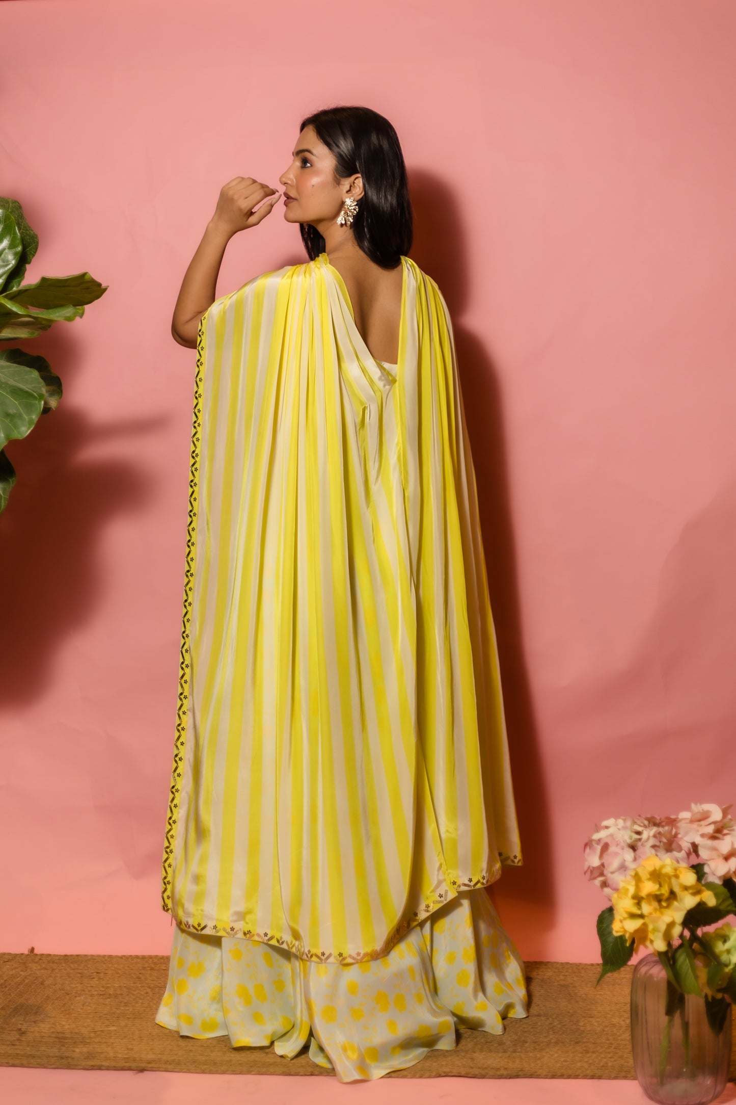 Citrus Bloom Skirt Set