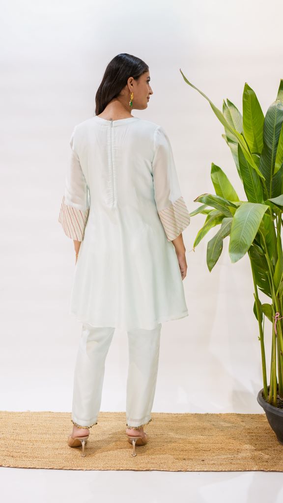Kaliyarn Firozi Peplum W/D Pant