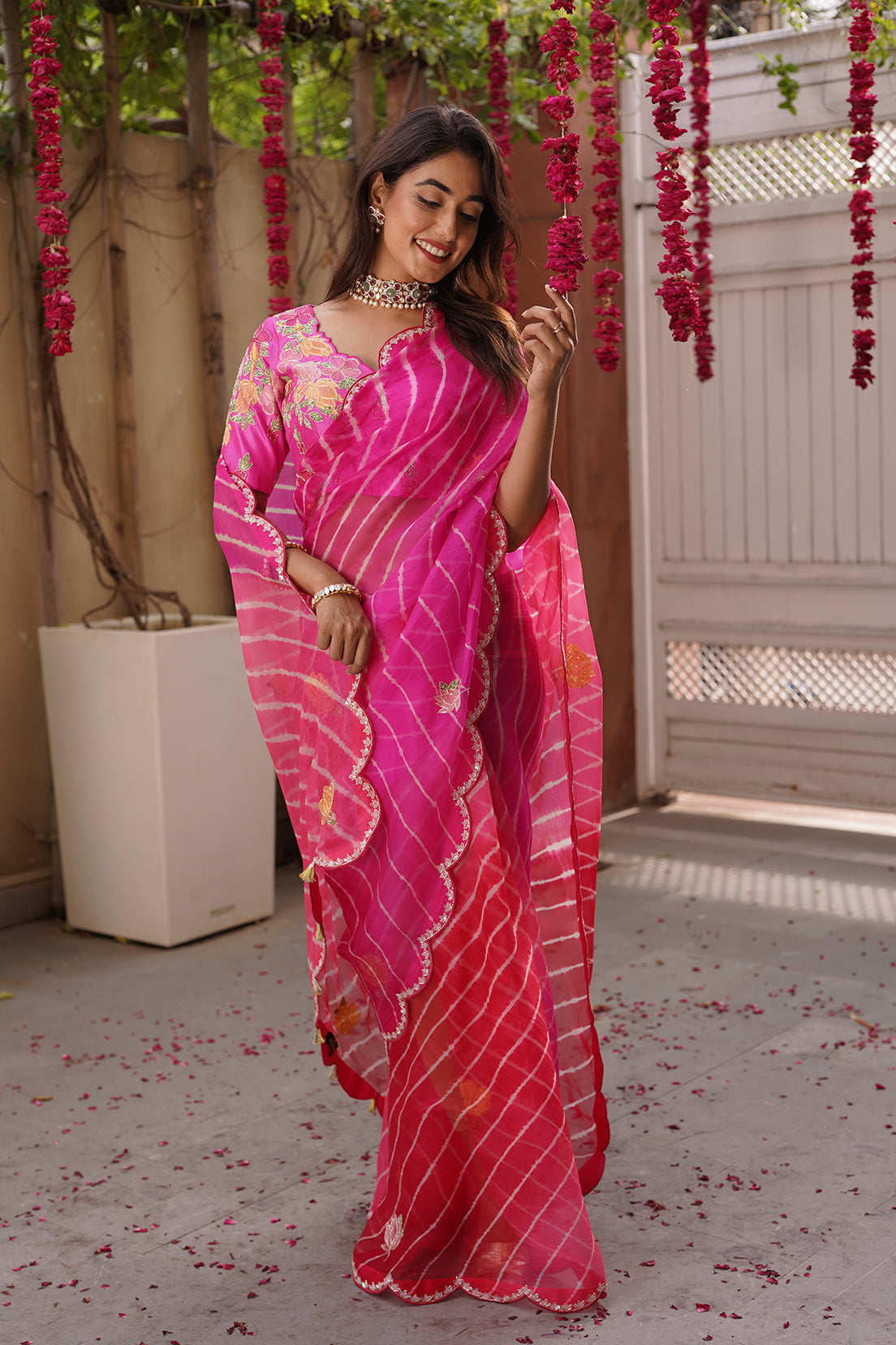 Hibiscus - Saree