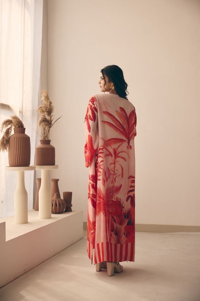 Tropical Bliss Long Yoke Kaftan