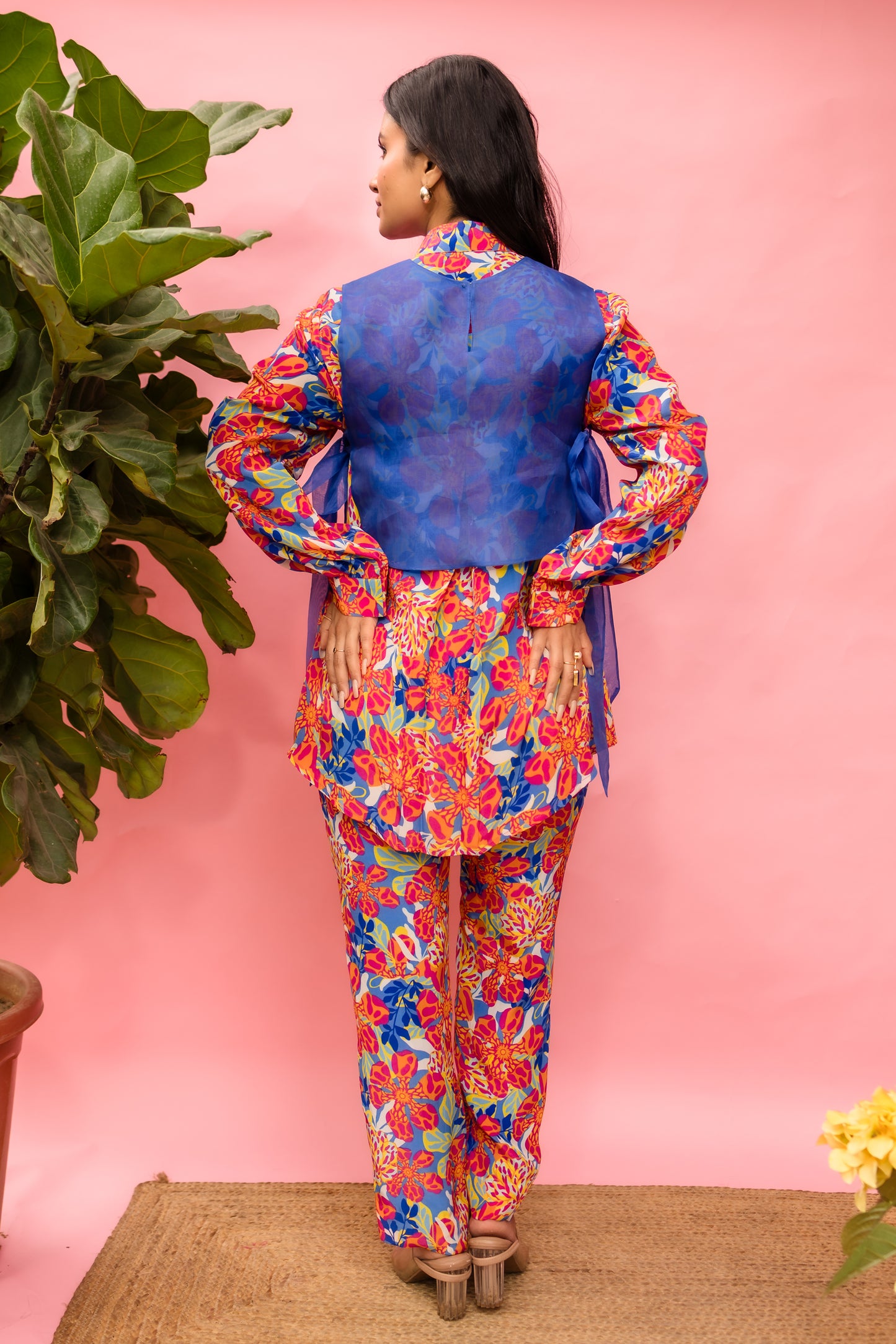 Pixel Bloom Shirt set