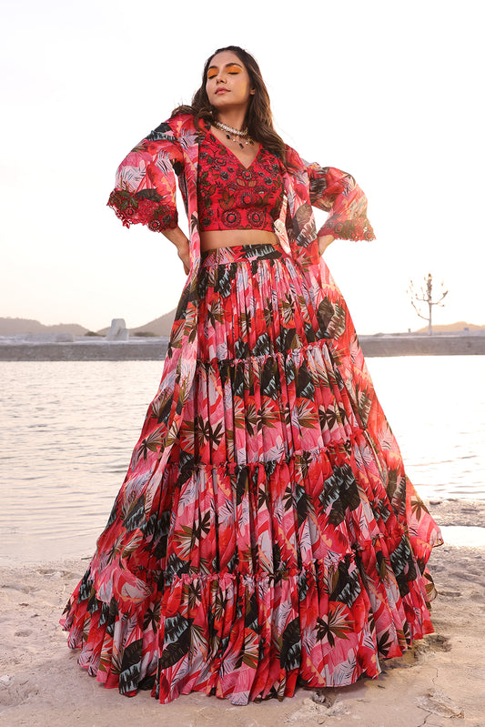 Maple Leaves - Skirt Set