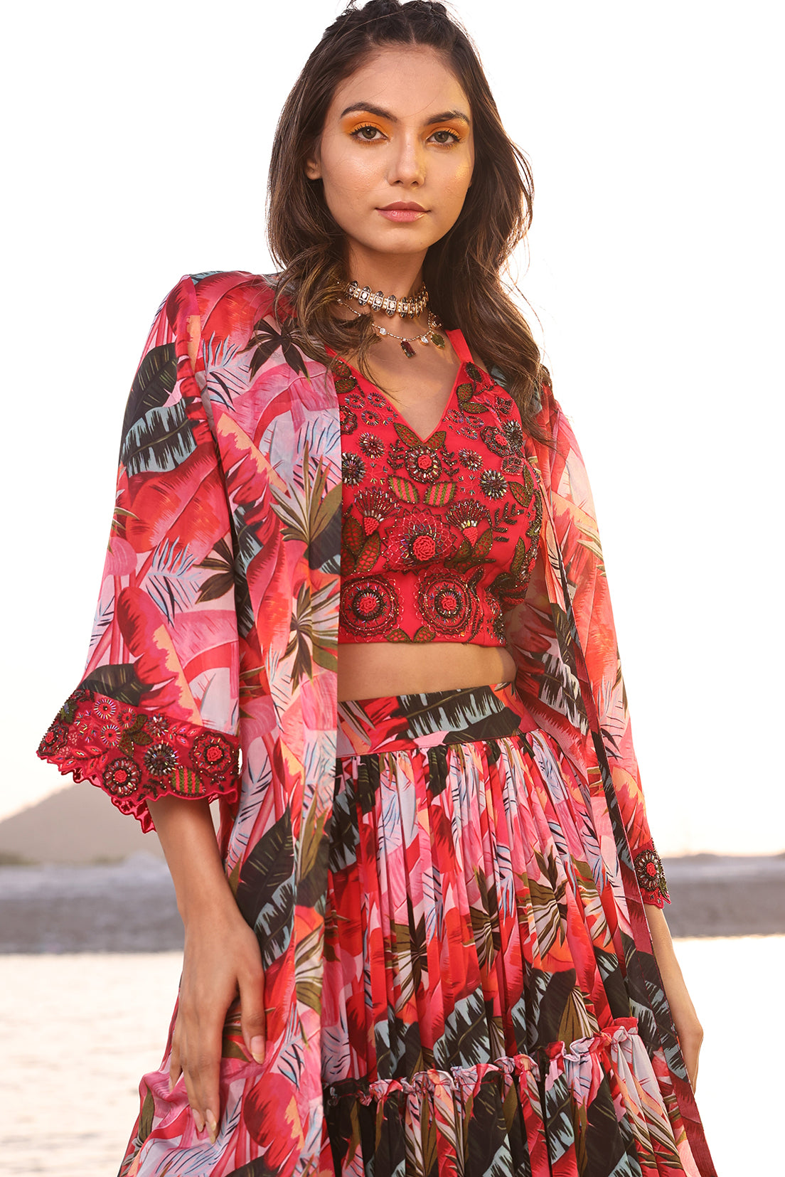 Maple Leaves - Skirt Set