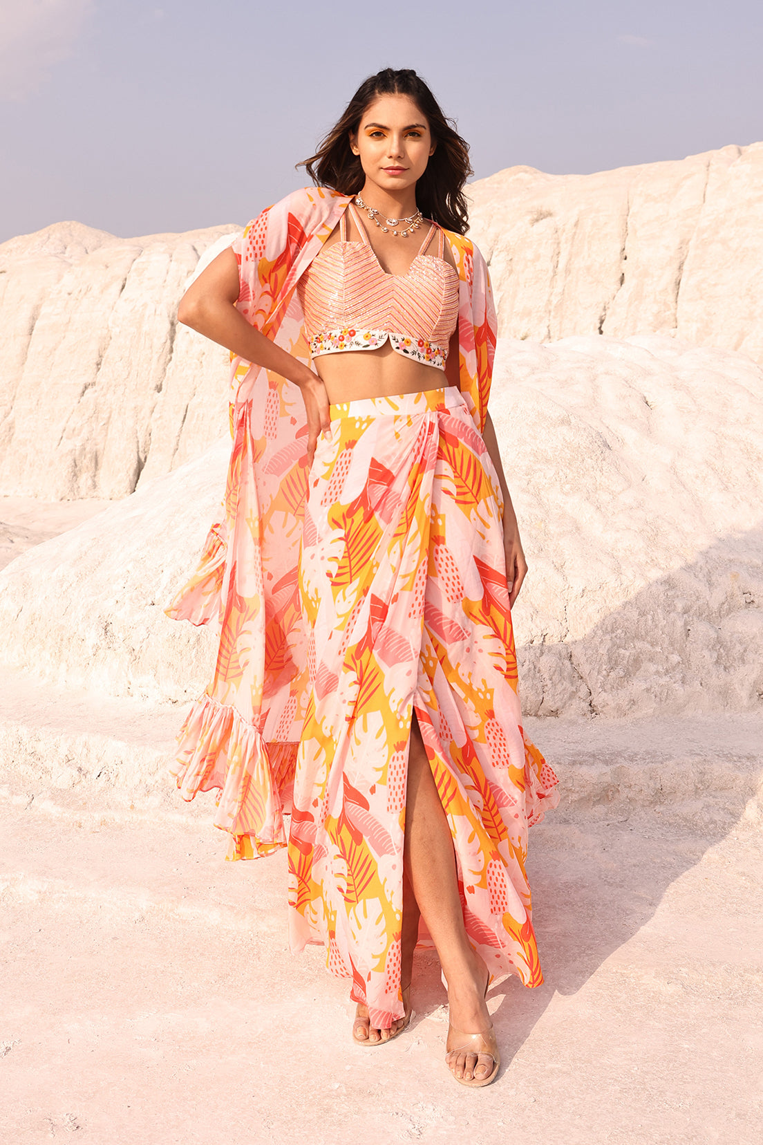 Swiss Cheese - Skirt Set