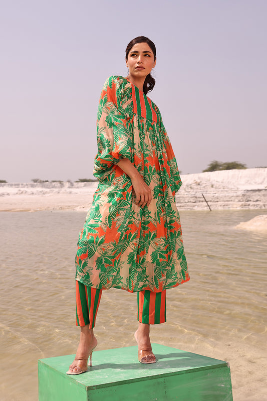 Parrot Paradise - Kurta Set