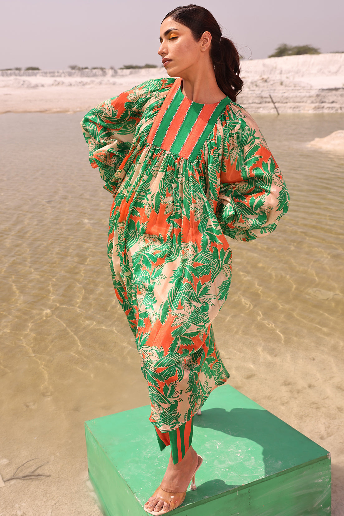 Parrot Paradise - Kurta Set