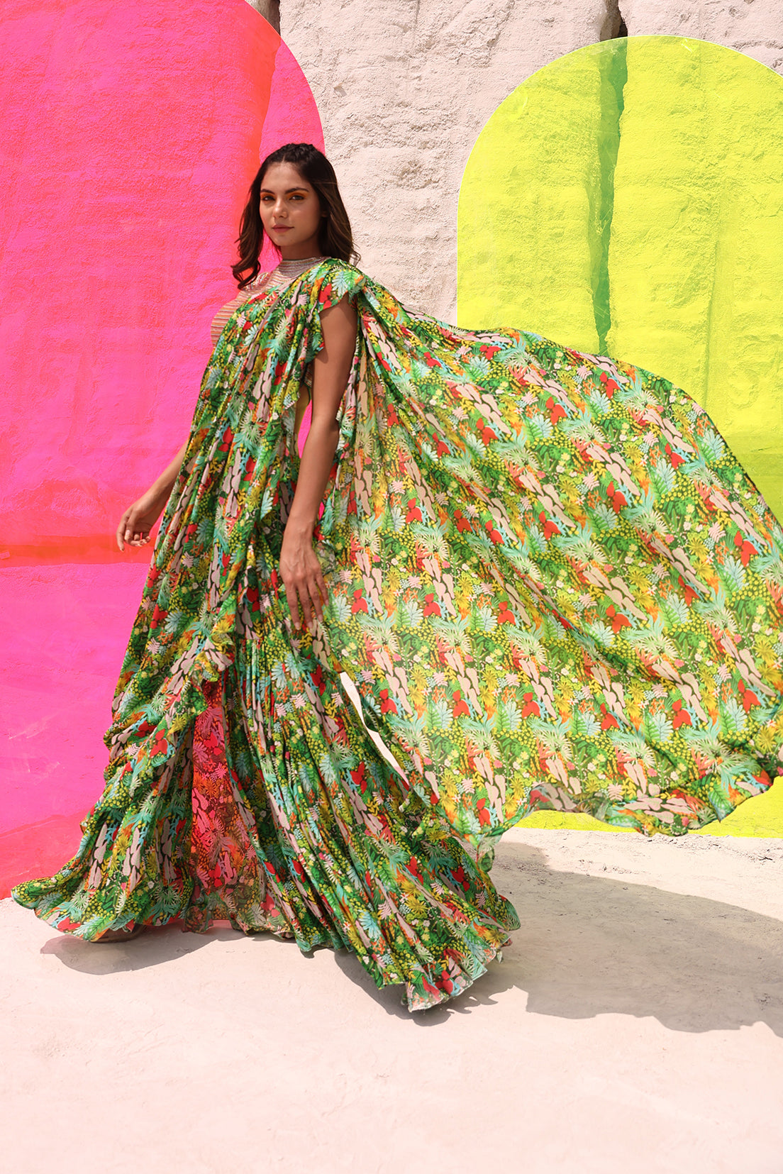 Farm Rio Drape - Saree