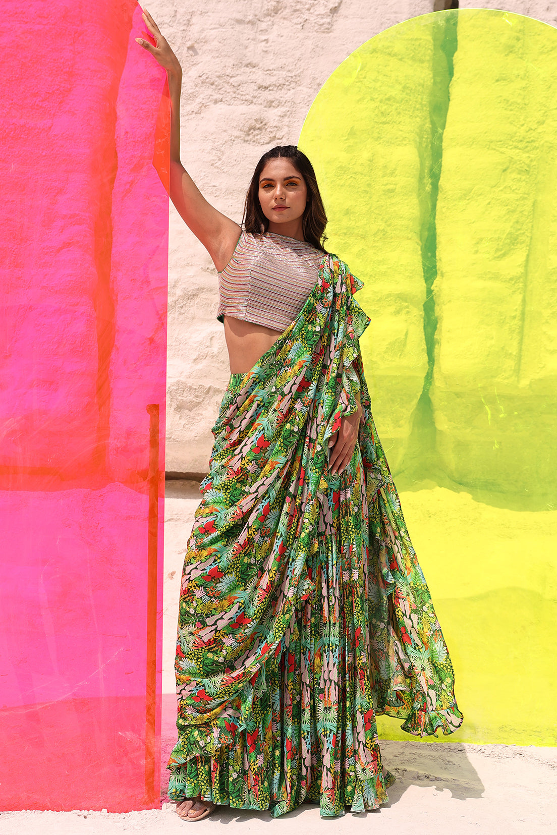 Farm Rio Drape - Saree