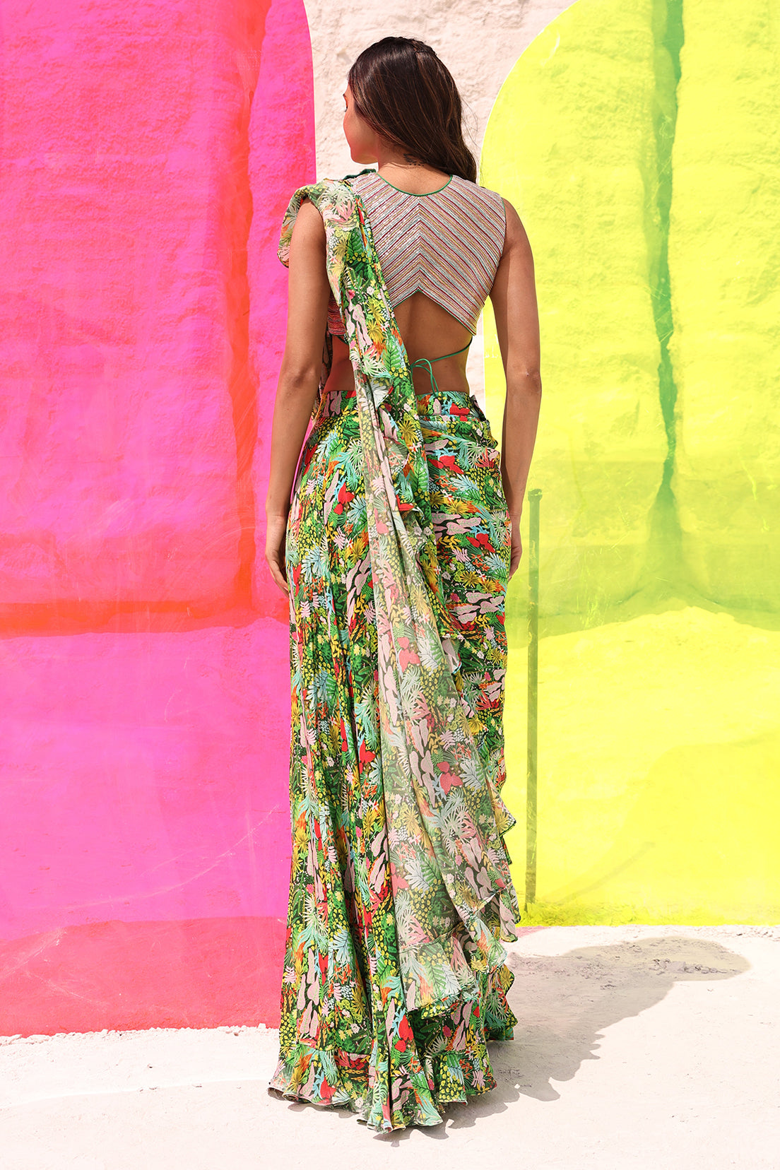 Farm Rio Drape - Saree