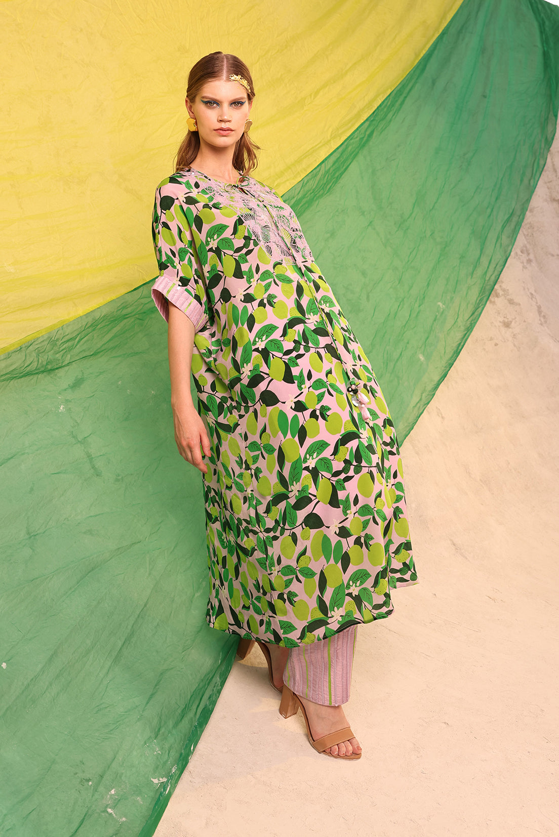 Lemon Zest Green - Kurta Set