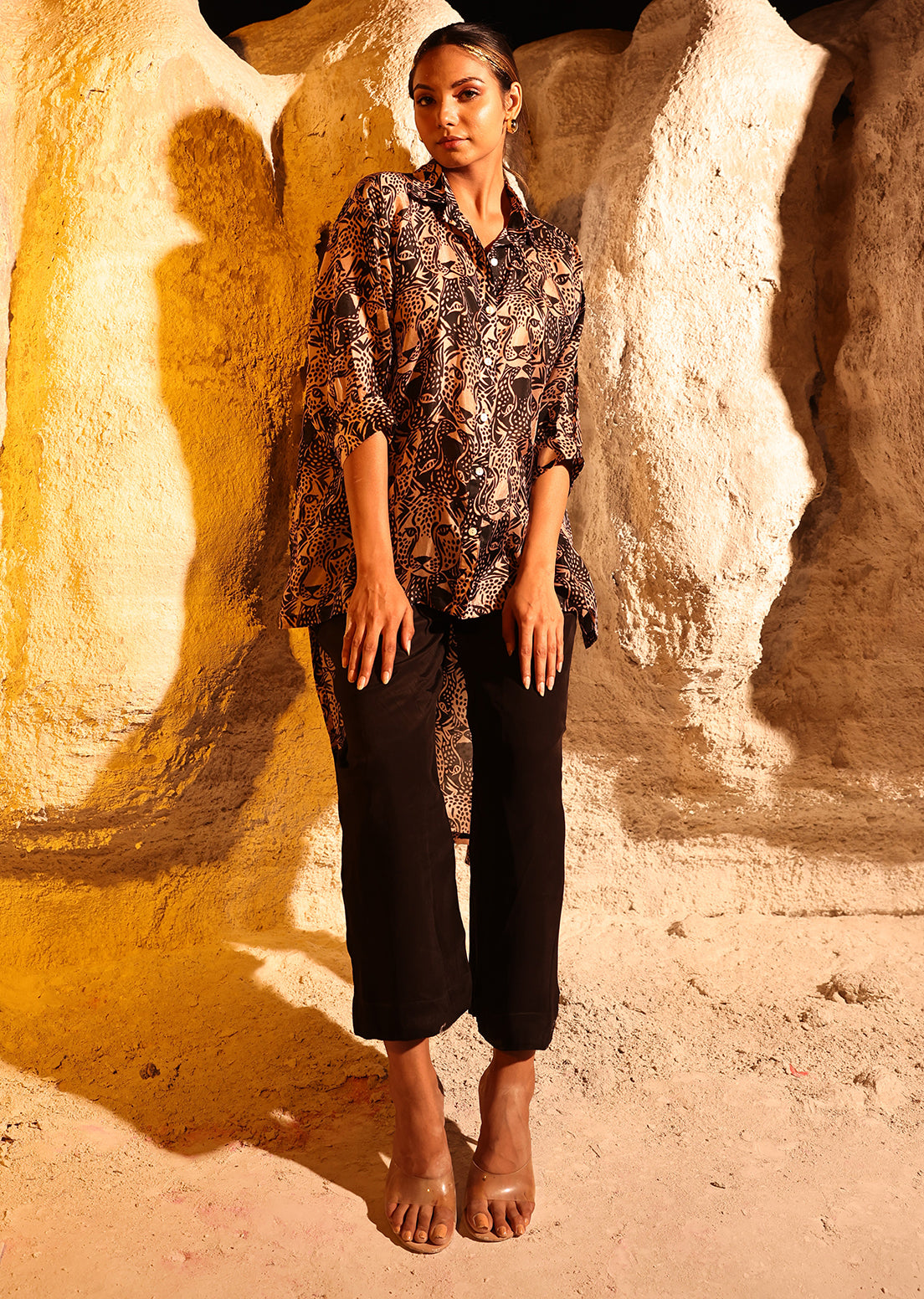 Contra Bobcat High Low - Shirt Set