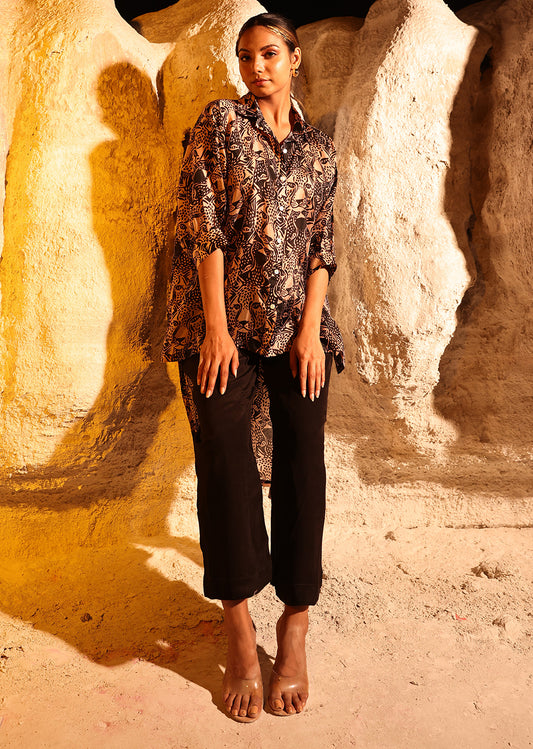 Contra Bobcat High Low - Shirt Set