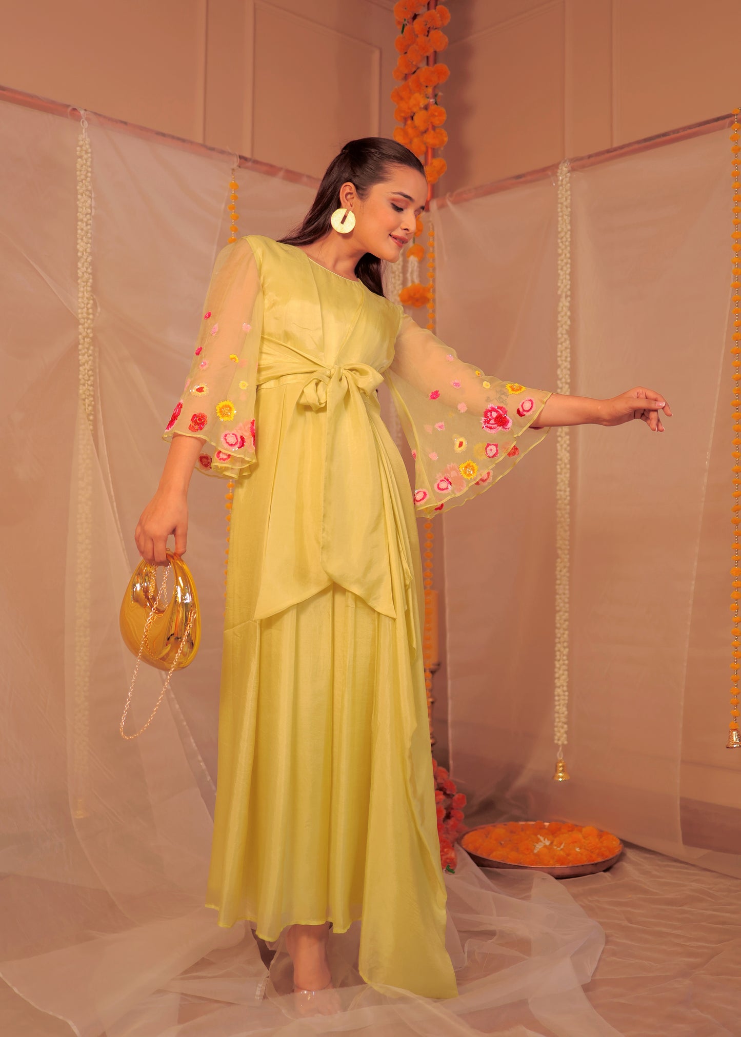 Rang Bahar - Bell sleeve Dress