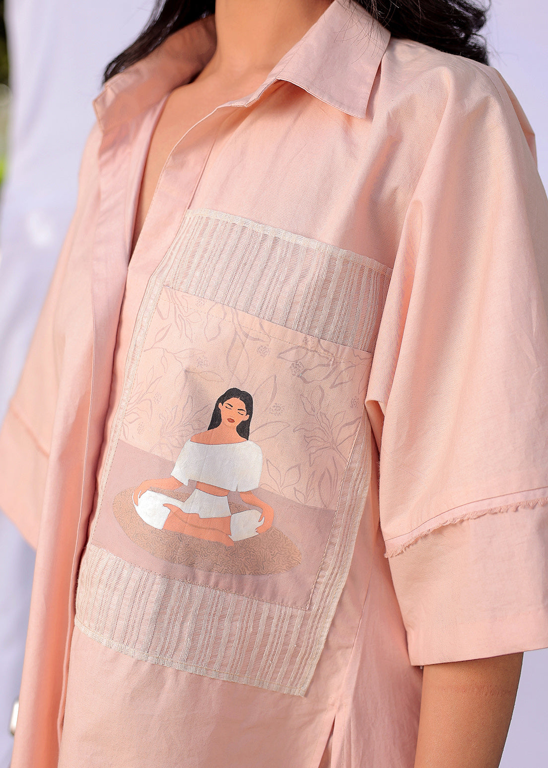 Yoga Guru Hand Painted - Co-ord Set