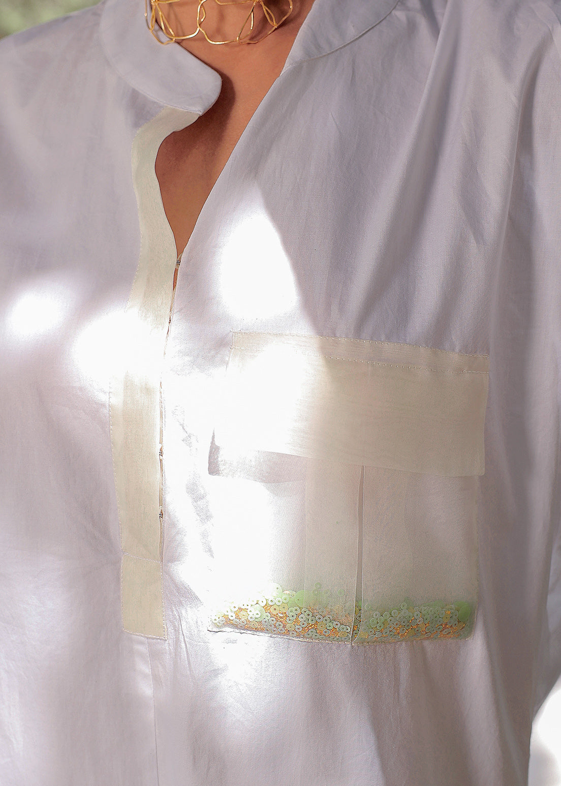 Peony Mint Frost - Shirt Dress