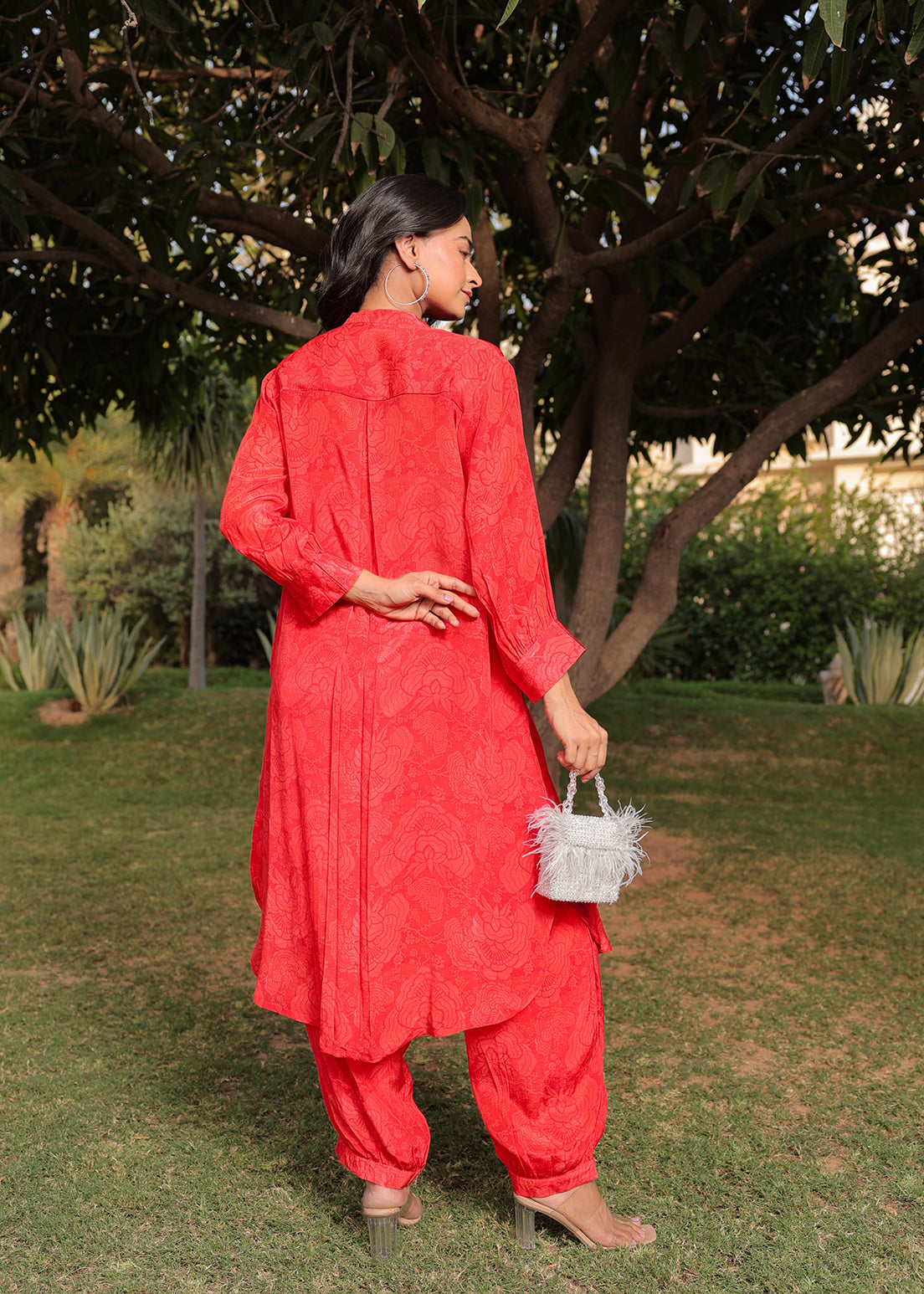 Scarlet Rose Fringe - Kurta Set