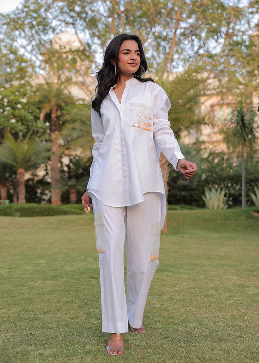 Jeweled Botanical Bloom - Shirt Set