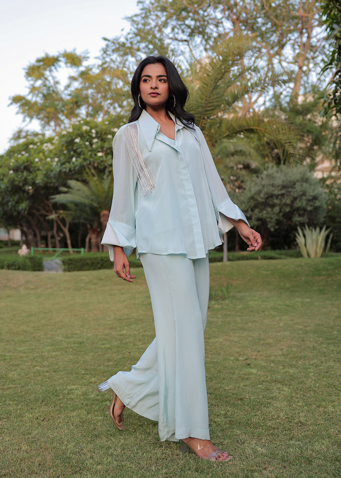 Shoulder Long Tassel - Co-ord Set