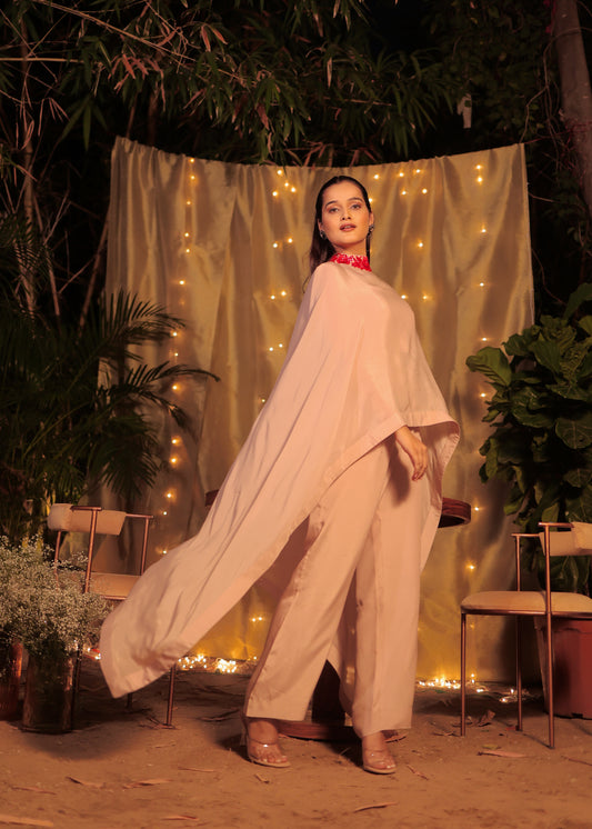 Radiant Rose - Cape with Spaghetti and Pants