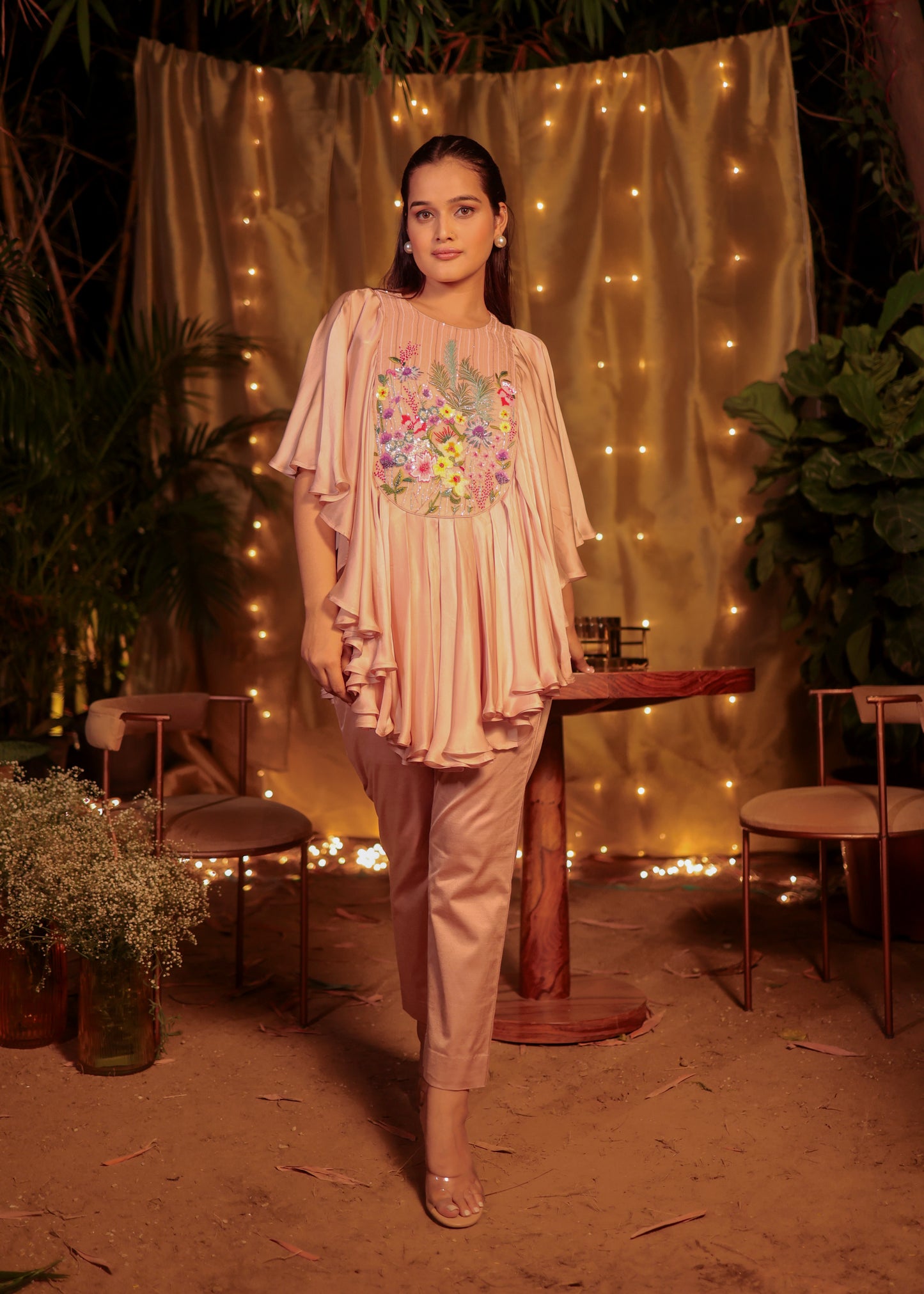 Floriana Frill - Top with Pants