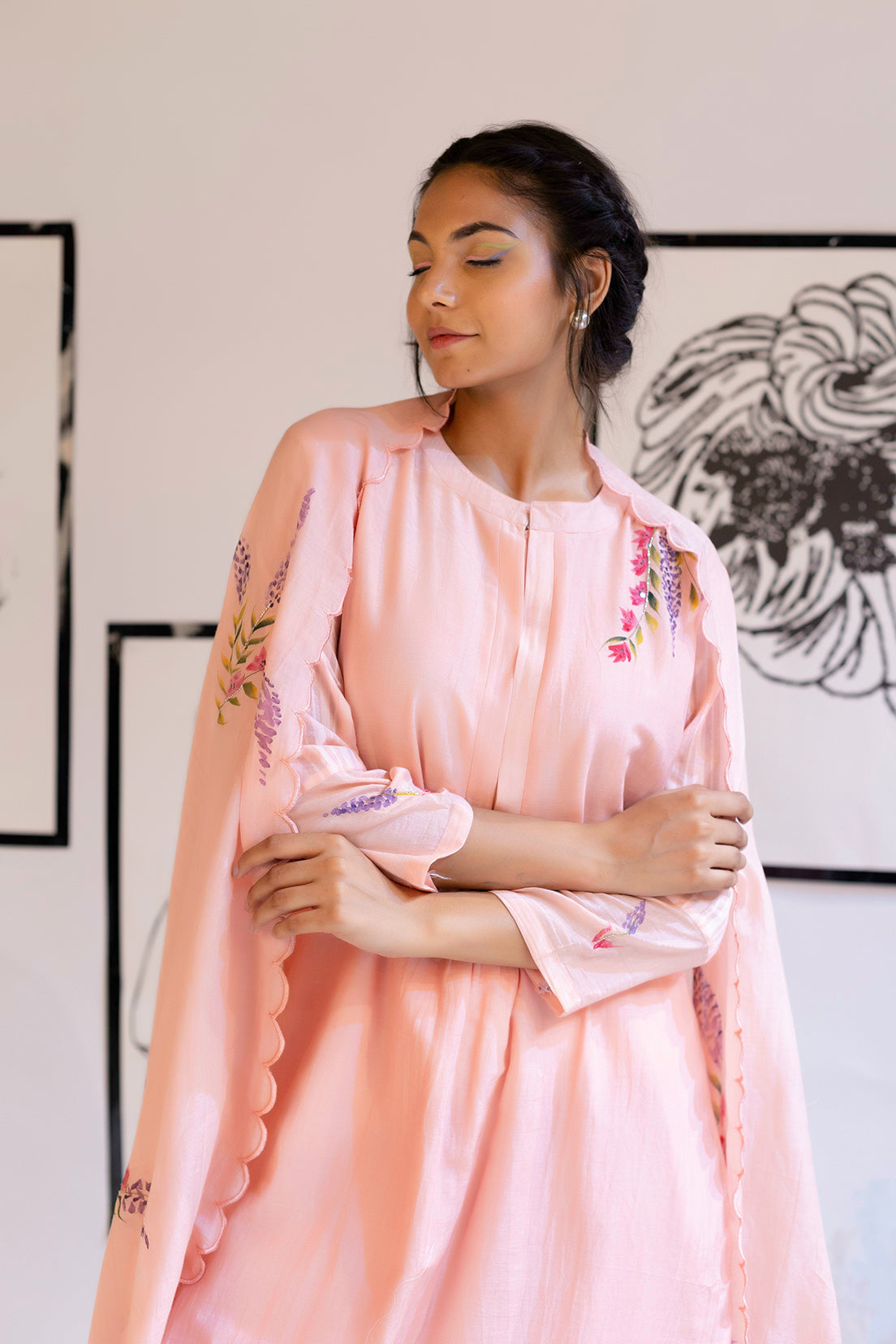 Hand Painted - Kurta Set
