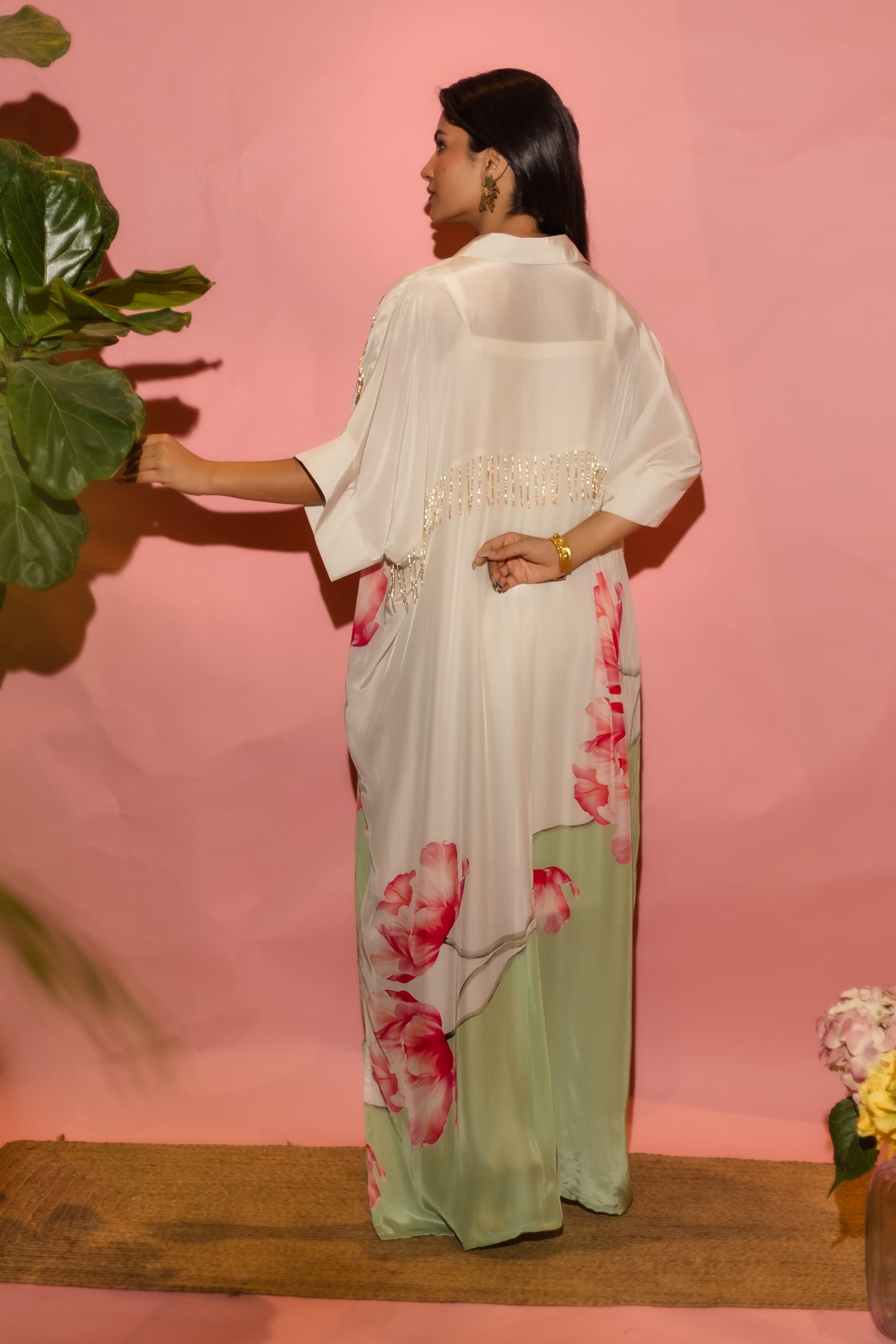 Tulip Trail Boxy Shirt Kaftan