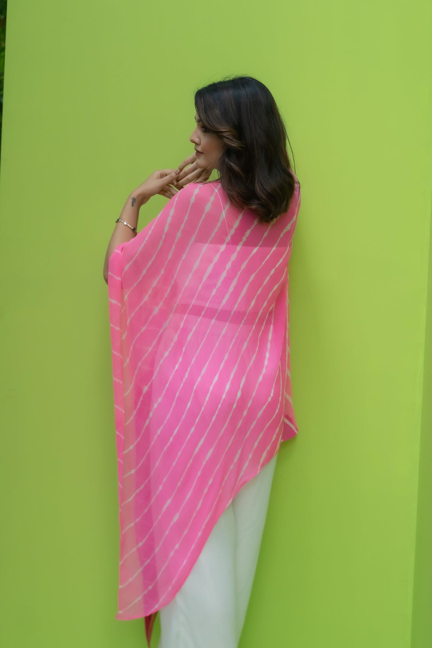 Golden Rang Bahaar Cape - Co-ord Set