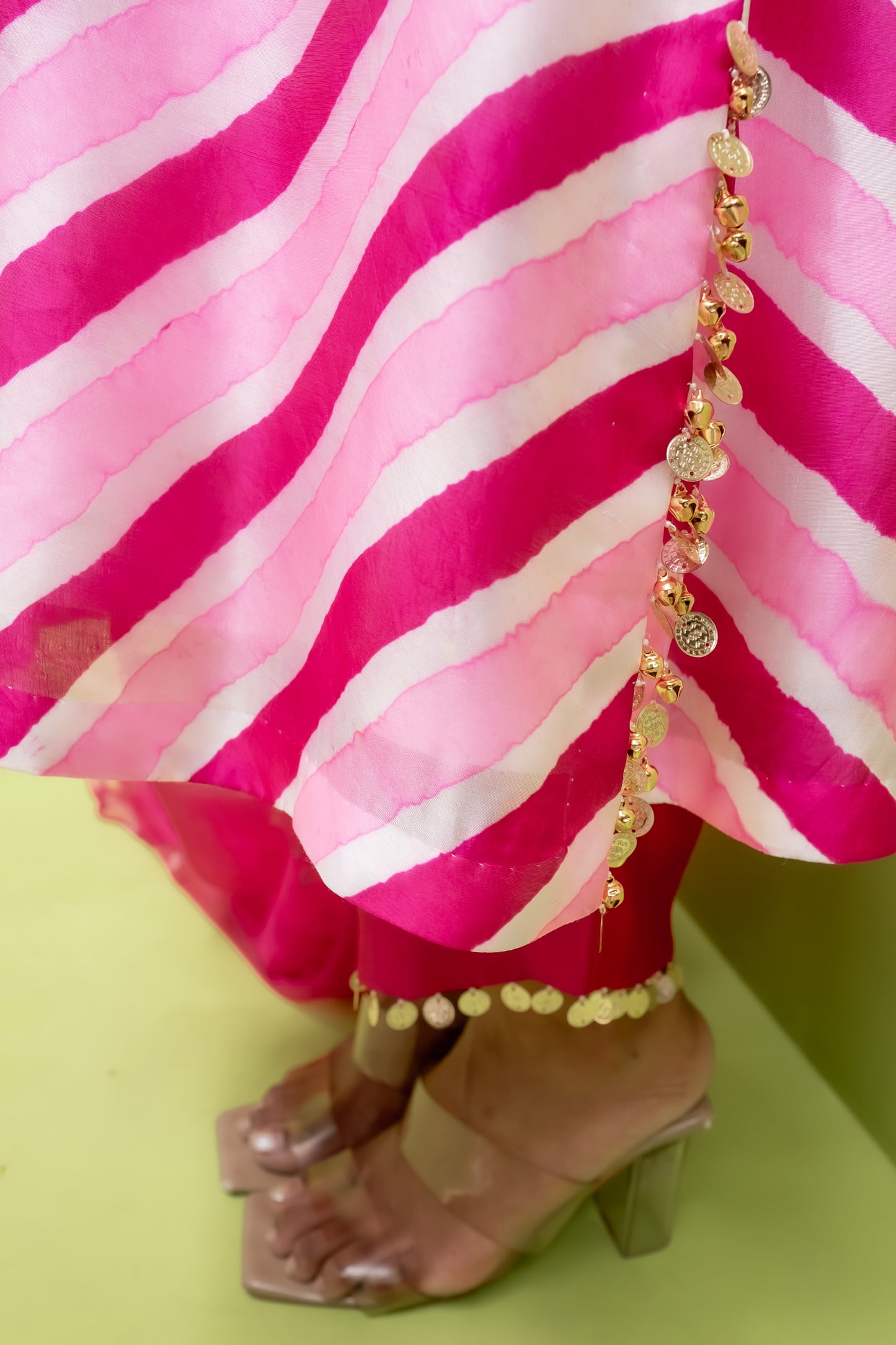 Saanjh Gulabi Nagari Leheriya - Kurta Set