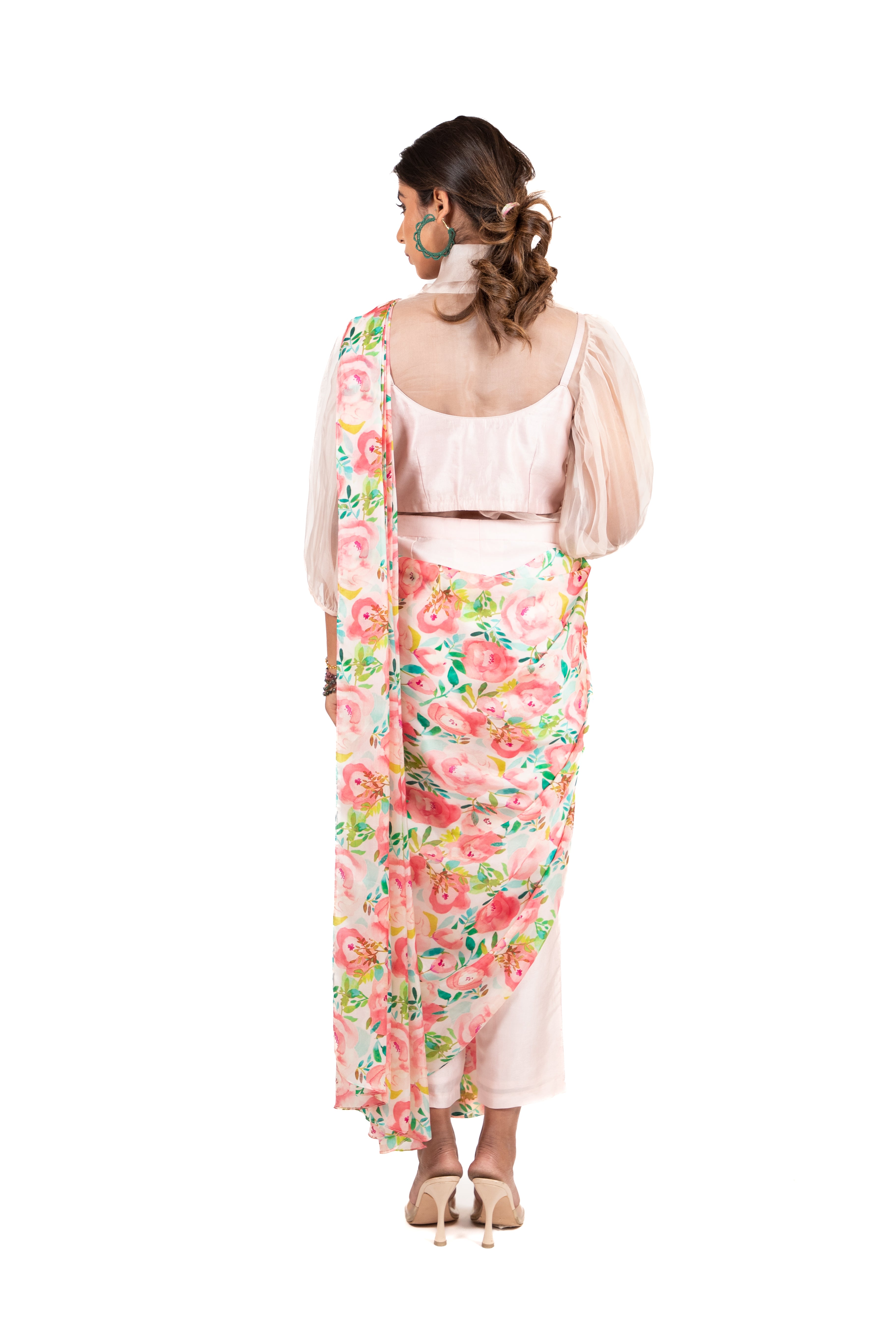 Blooming Blossom Stylised - Saree