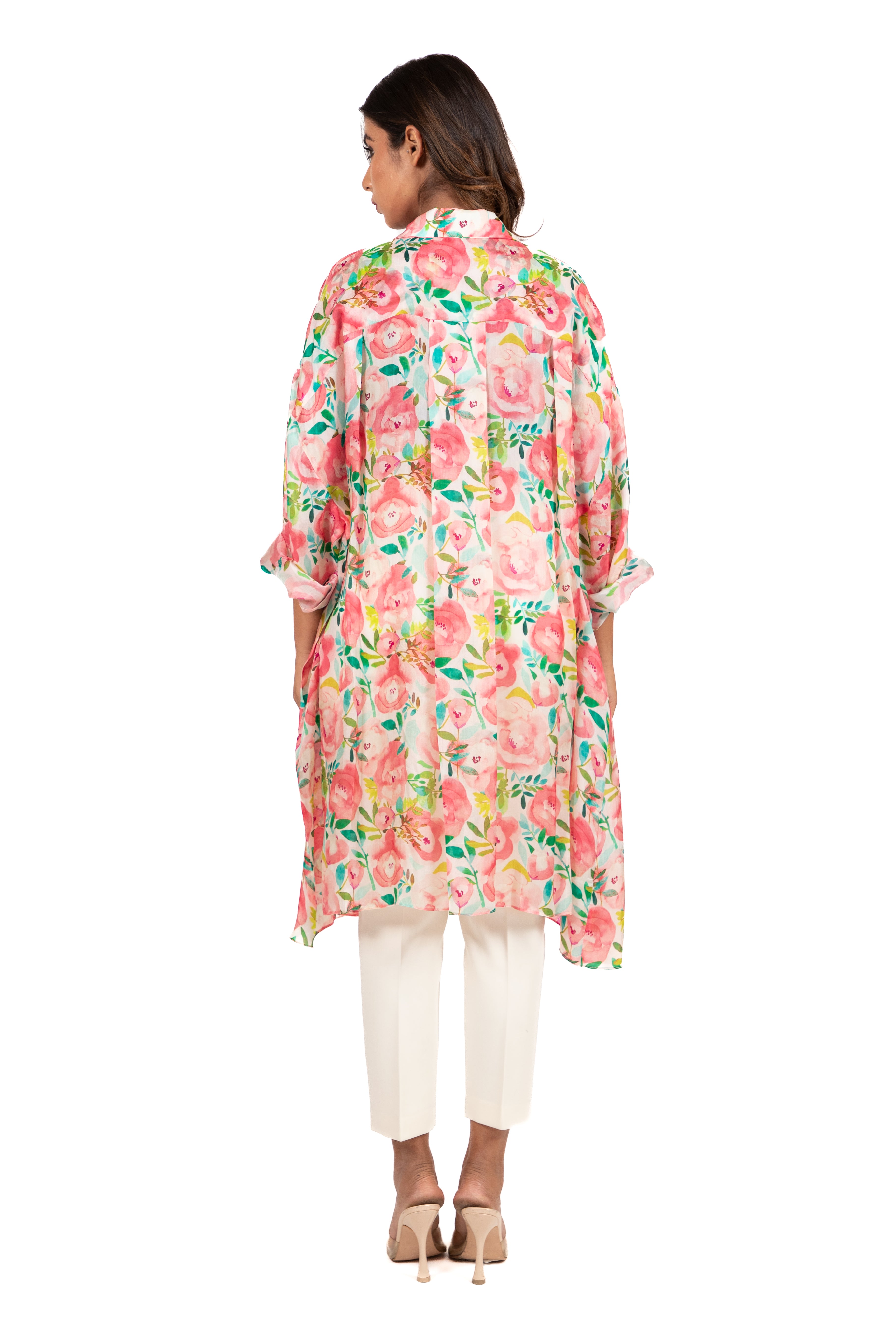 Blooming Blossom Boxy - Flap Shirt