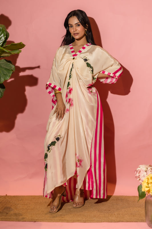 Bougain Breeze Kaftan with  Pants