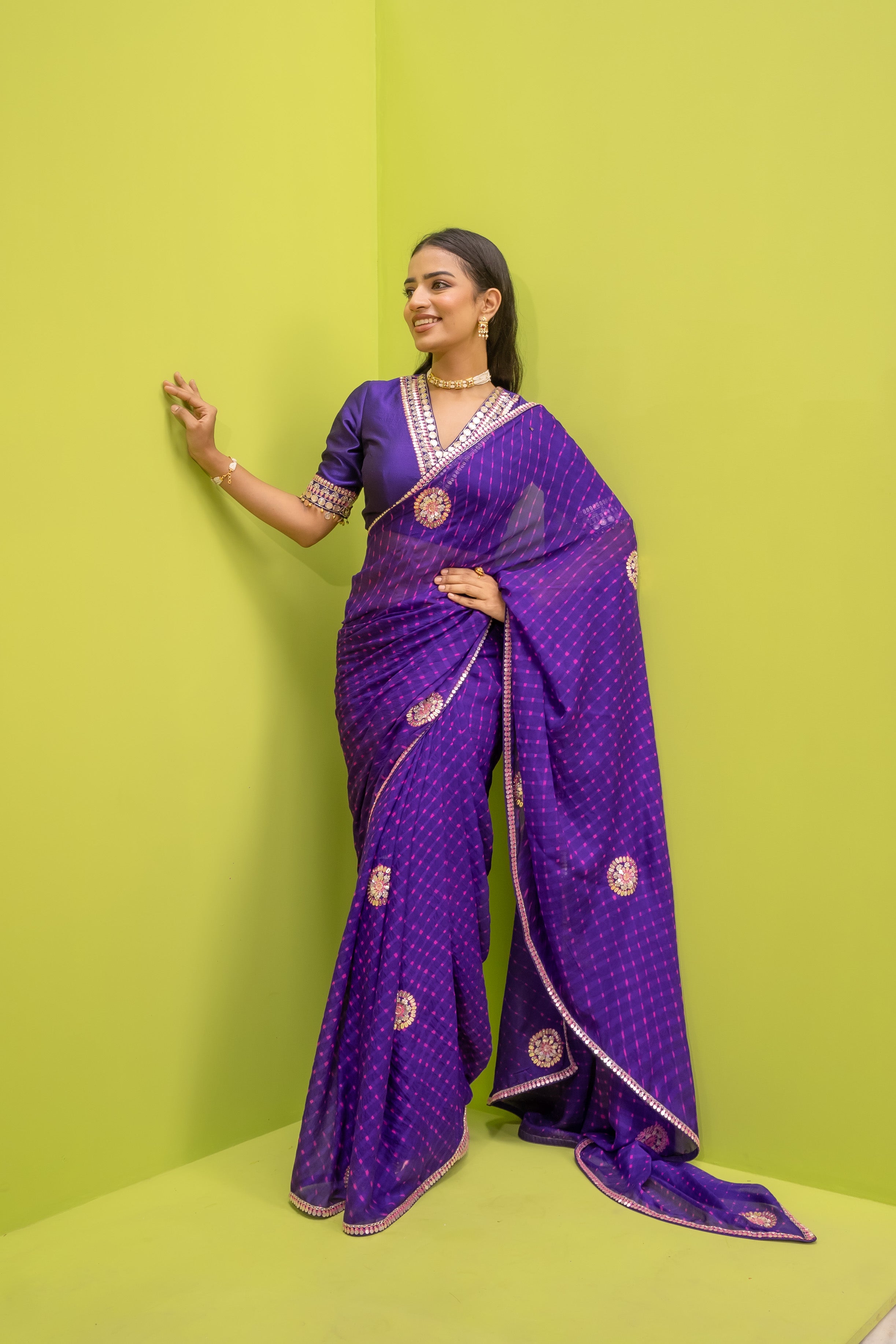 Jamuni Mothra Laddoo - Saree