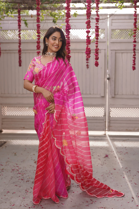 Hibiscus - Saree