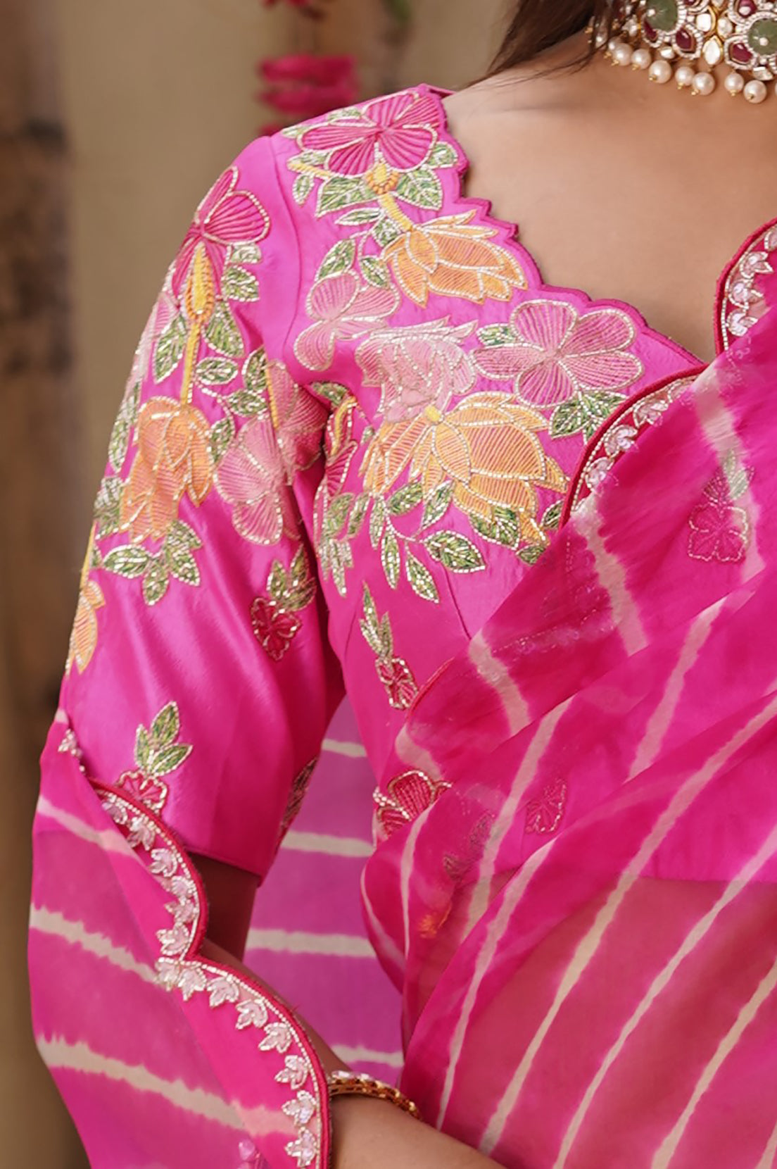 Hibiscus - Saree