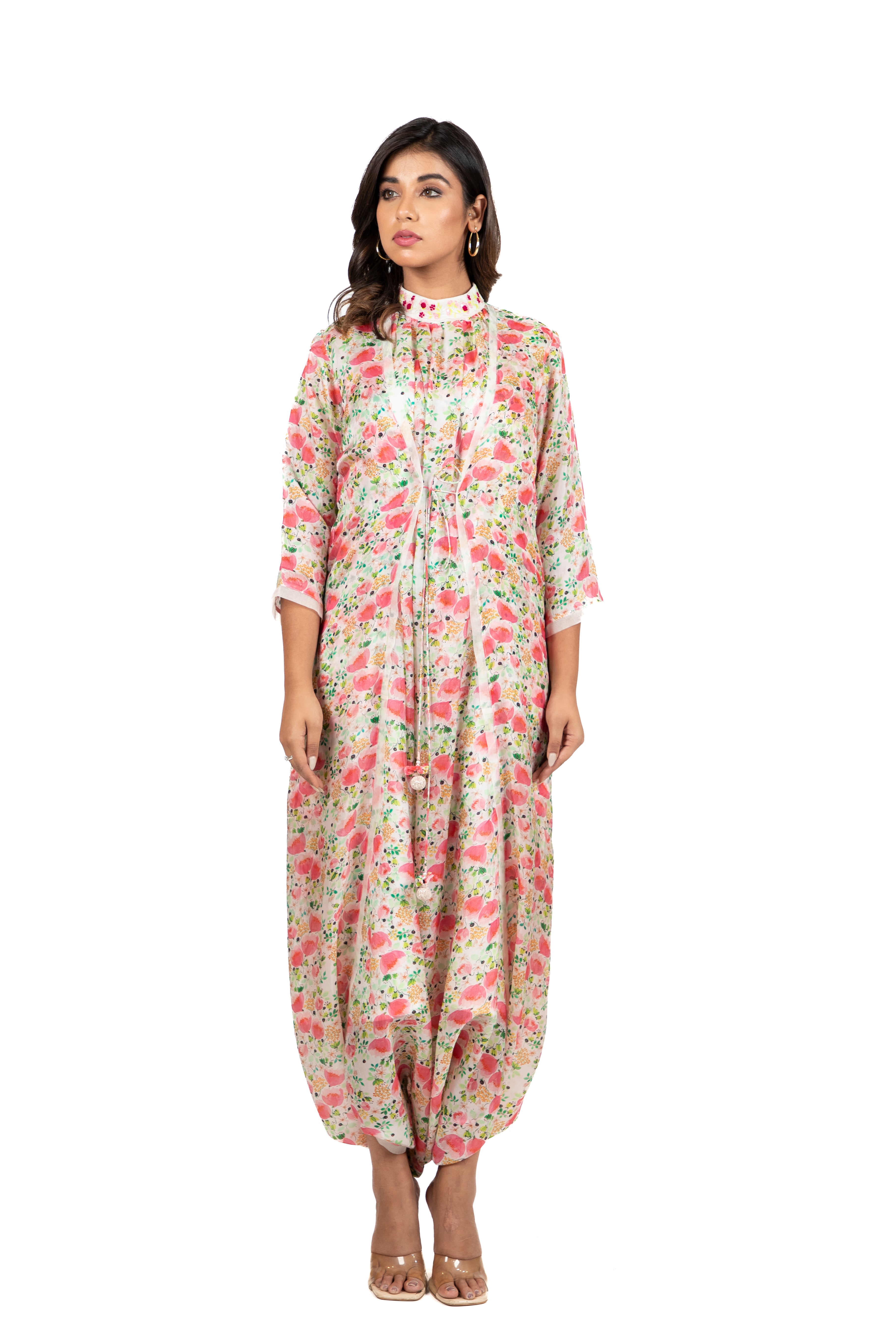 Flower Cluster Harem - Jumpsuit