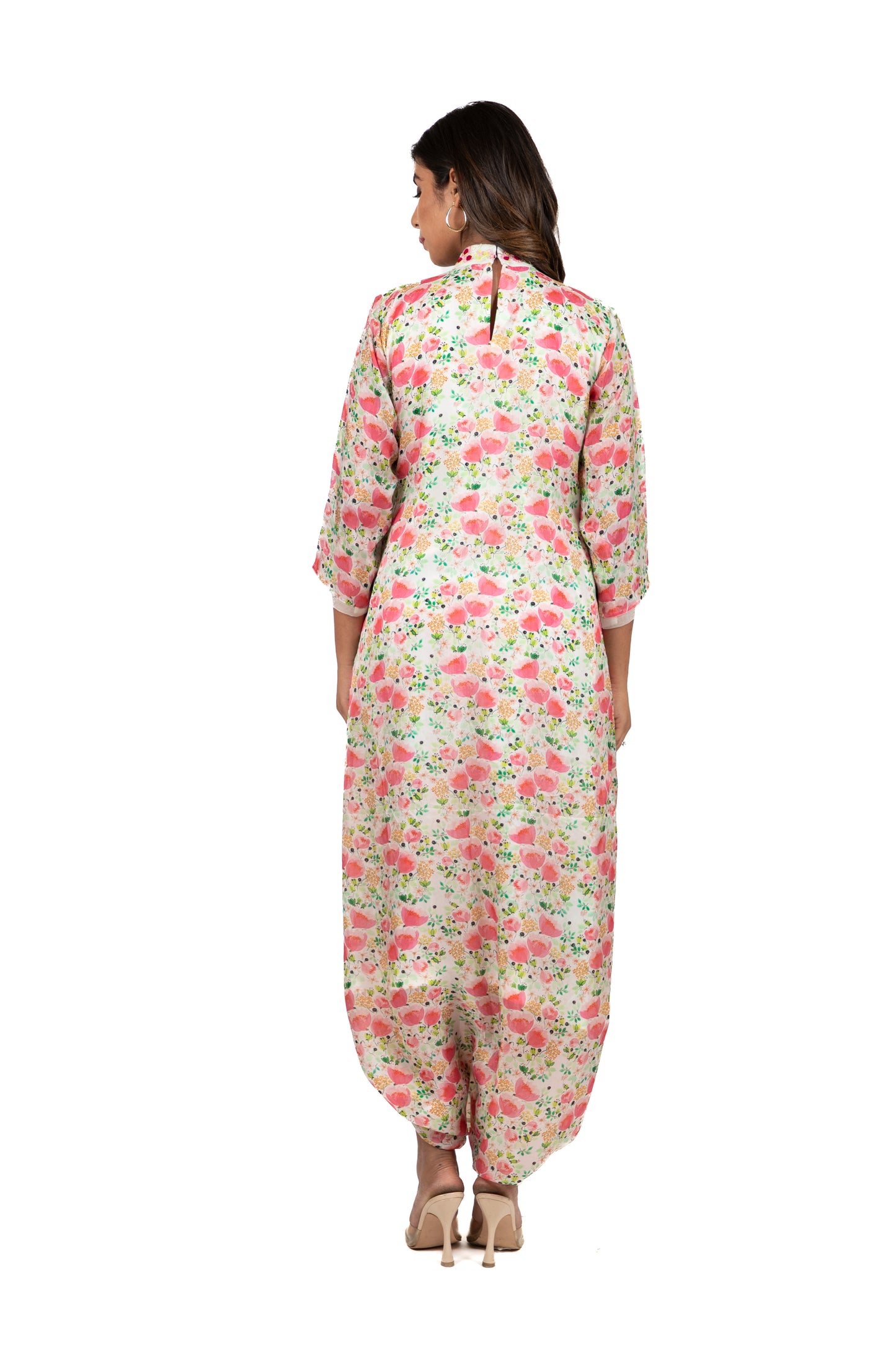Flower Cluster Harem - Jumpsuit