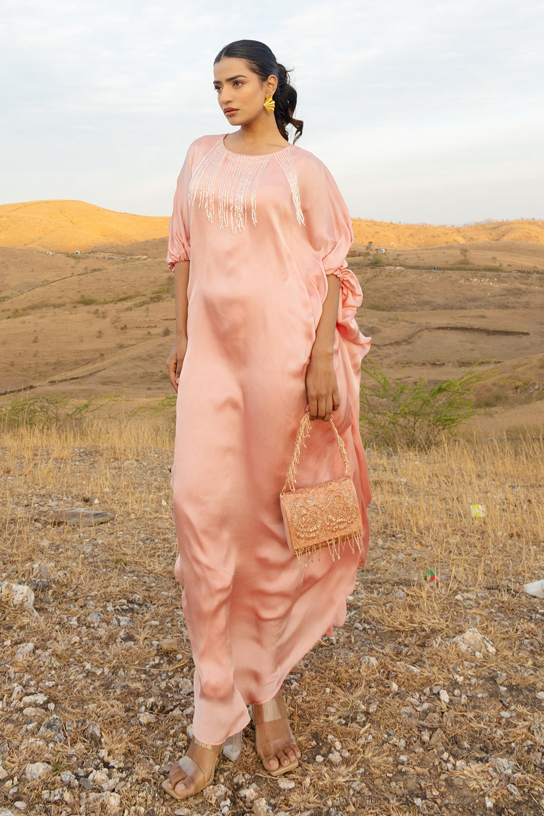 Jazzy Tassels - Kaftan Dress