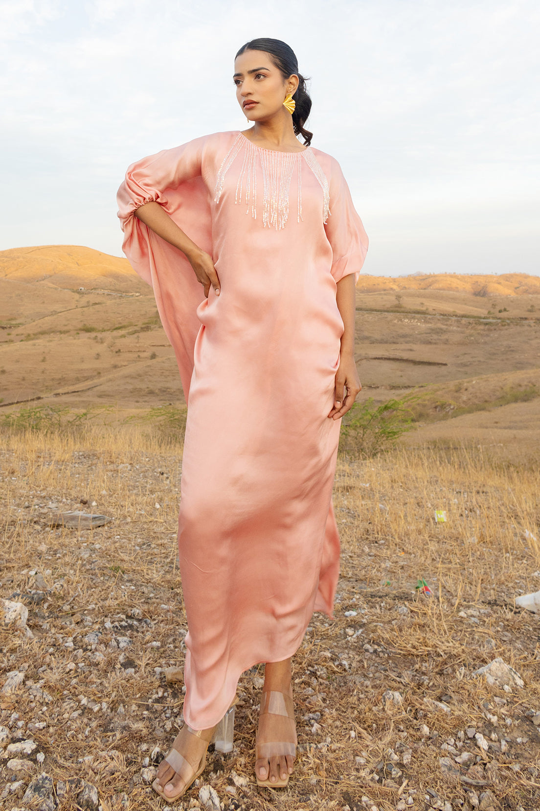 Jazzy Tassels - Kaftan Dress