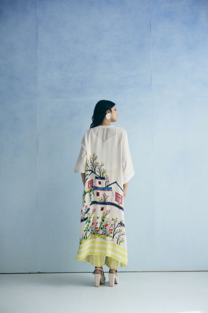 Indigo Hut Knot Kurta With Pant