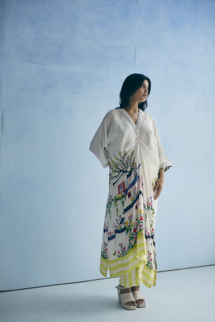 Indigo Hut Knot Kurta With Pant