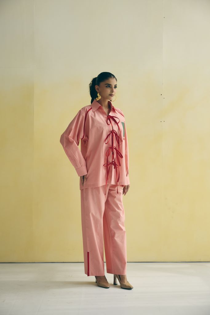 Love In Kitchen Front Knots Co-ord  Set