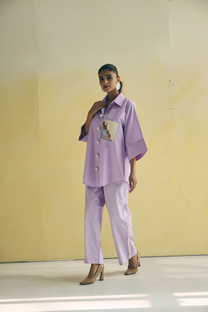 La Familia Pearl Button Co-ord Set