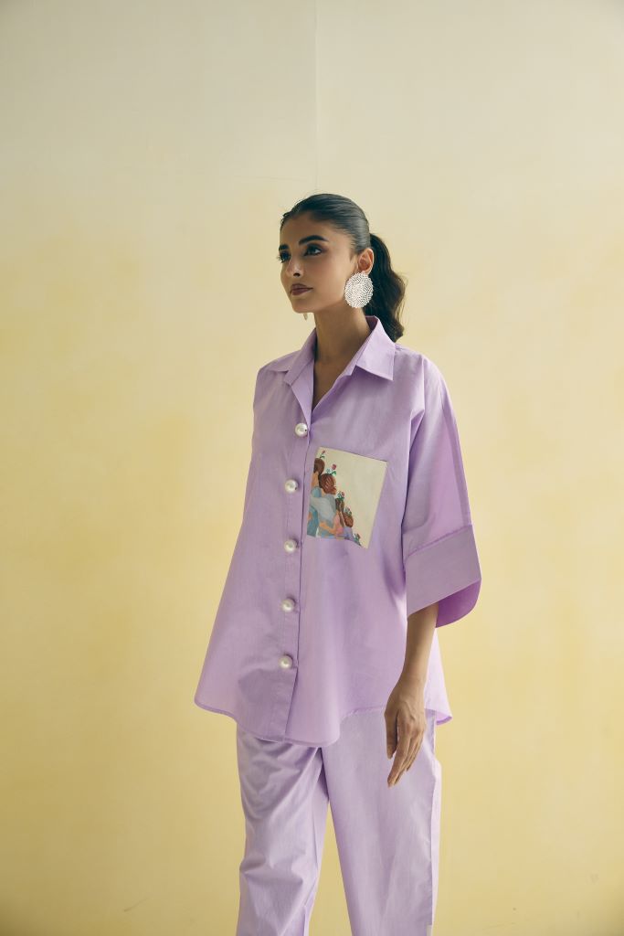 La Familia Pearl Button Co-ord Set